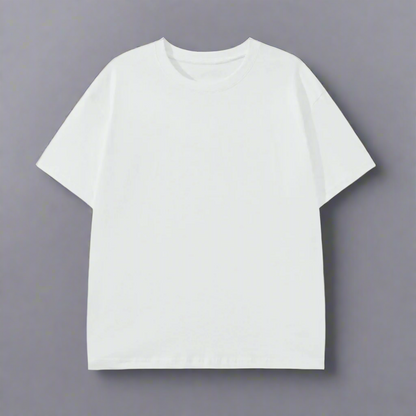 White Classic T-Shirt - 100% Pure Cotton