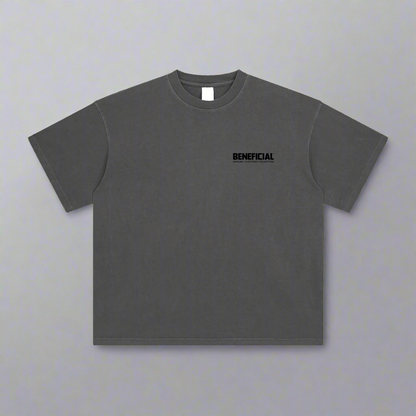 Beneficial Gray Washed T-Shirt