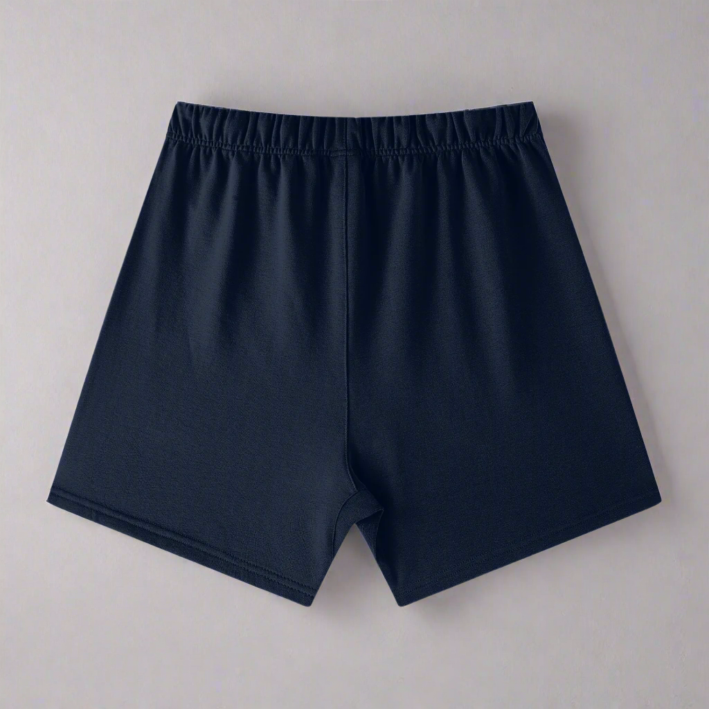 Navy 100% Cotton Streetwear Shorts