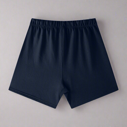 Navy 100% Cotton Streetwear Shorts