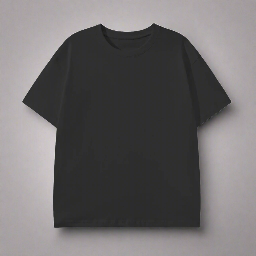 Black Classic T-Shirt - 100% Pure Cotton