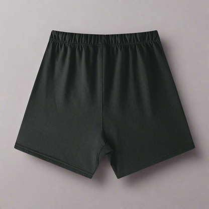 Gray 100% Cotton Streetwear Shorts