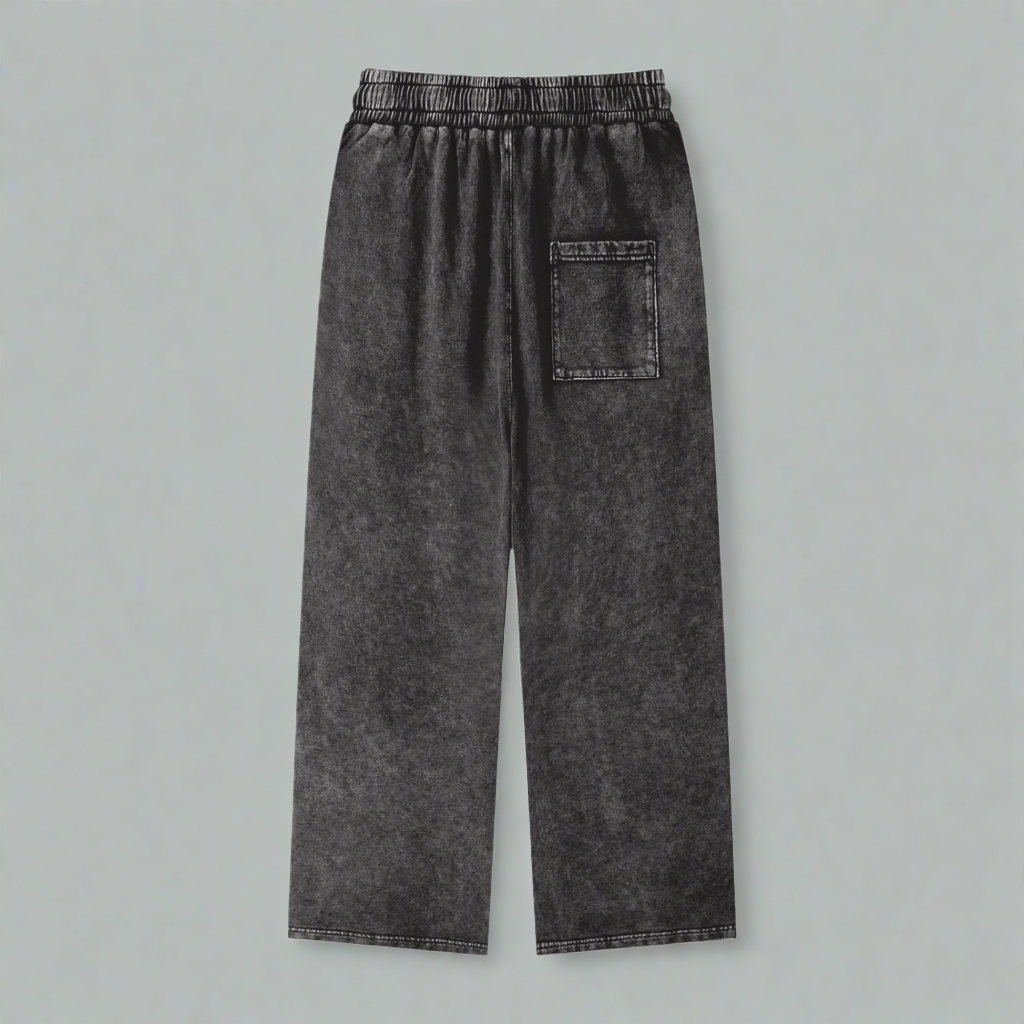 Black Wash Pants - 100% Pure Cotton