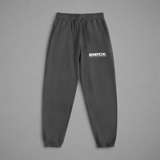 Beneficial Black Washed Sweatpants