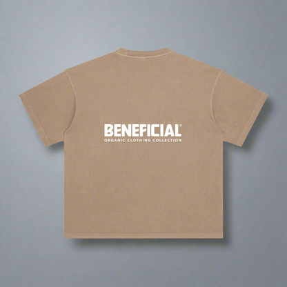 Beneficial Camel Washed T-Shirt