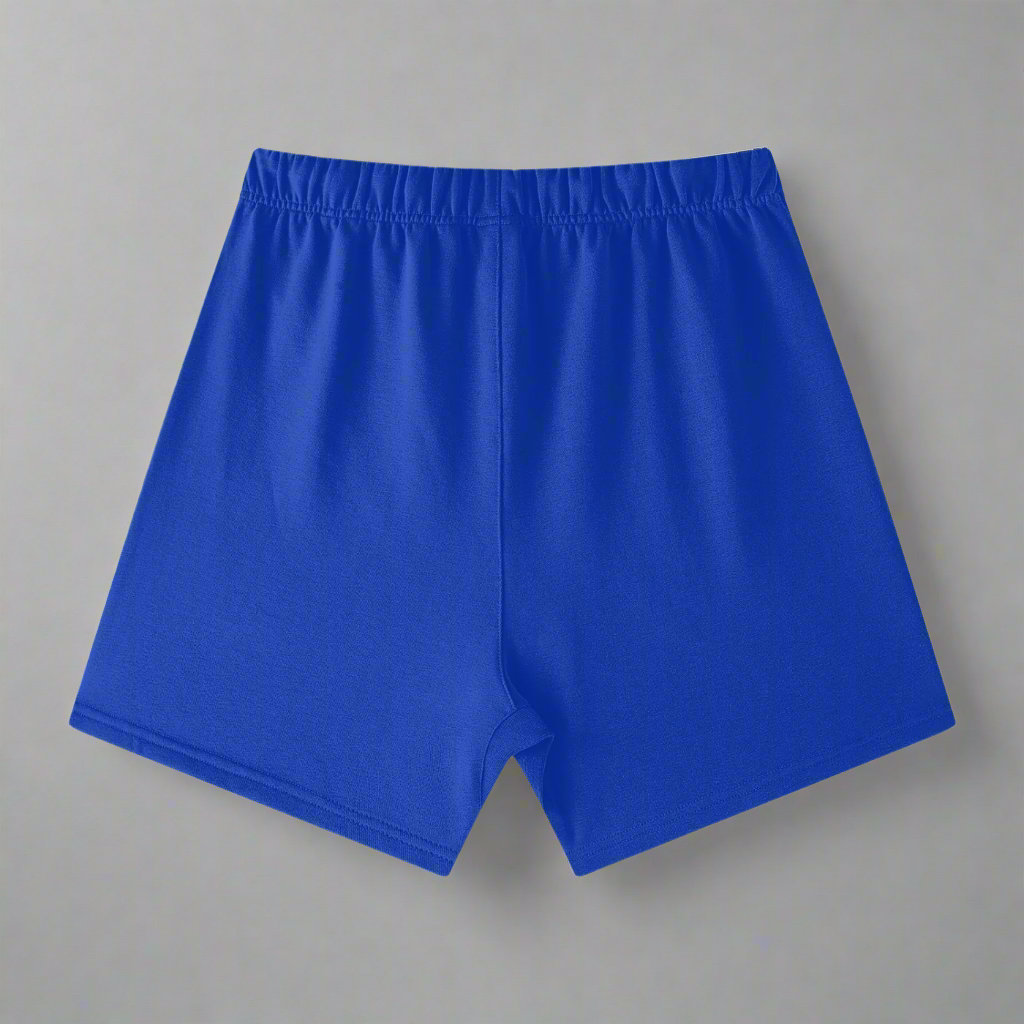 Blue 100% Cotton Streetwear Shorts