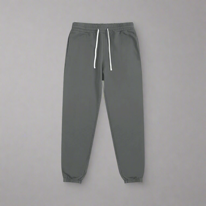 Gray Essential Sweatpants - 100% Pure Cotton