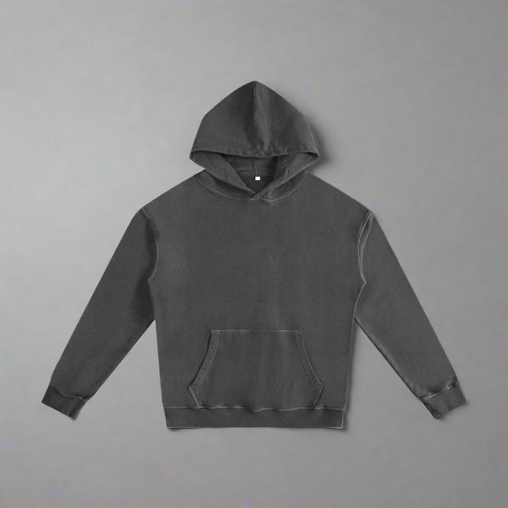 Beneficial Black Washed Hoodie