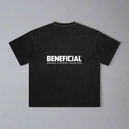 Beneficial Black Washed T-Shirt