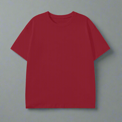 Red Classic T-Shirt - 100% Pure Cotton