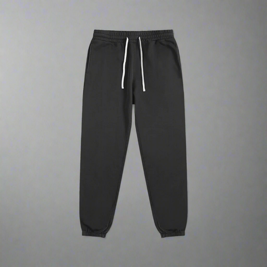 Black Essential Sweatpants - 100% Pure Cotton