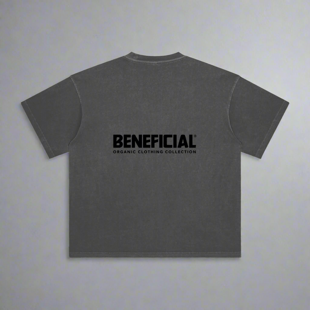 Beneficial Gray Washed T-Shirt