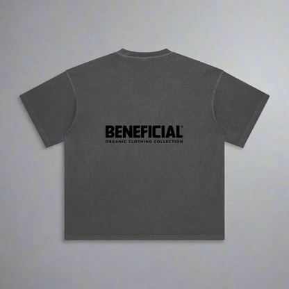 Beneficial Gray Washed T-Shirt