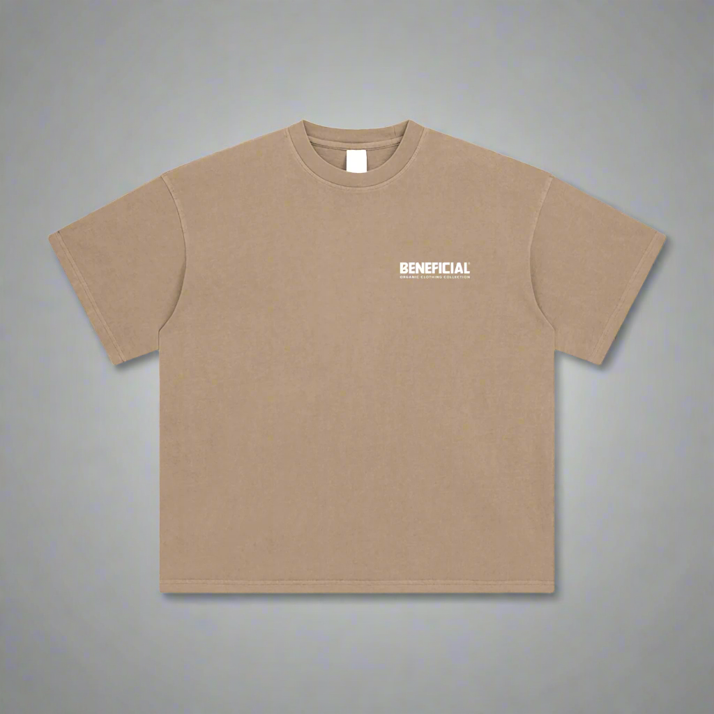 Beneficial Camel Washed T-Shirt