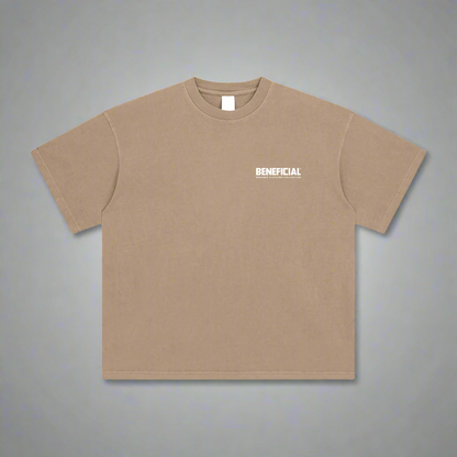 Beneficial Camel Washed T-Shirt